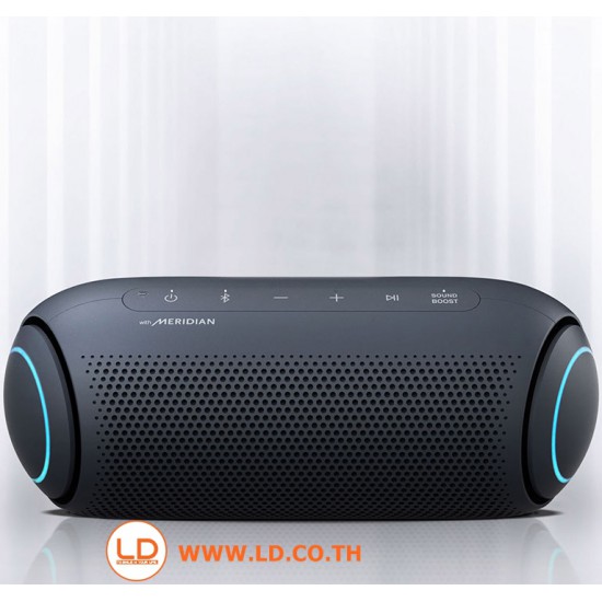 LG XBOOM Go PL5 ลำโพงบลูทูธแบบพกพา รุ่น PL5 l Meridian Sound l Dual Action Bass LG XBOOM Go PL5 ลำโพงบลูทูธแบบพกพา รุ่น PL5 l Meridian Sound l Dual Action Bass