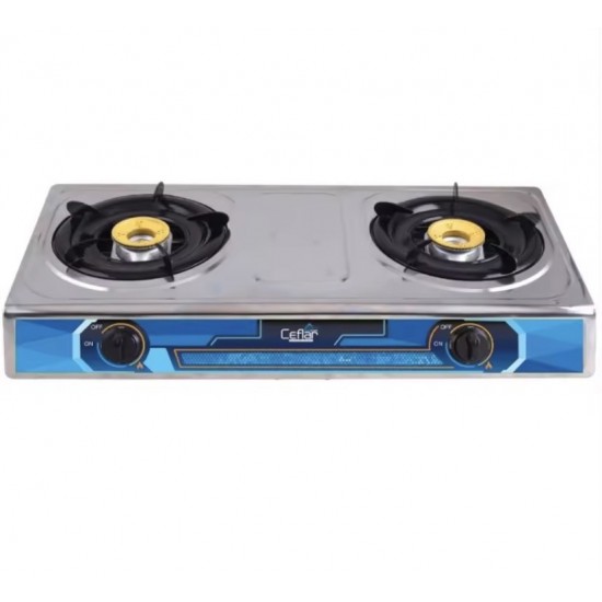 CEFLAR รุ่น CSH-12 เตาแก๊สหัวคู่ (หัวธรรมดา) CEFLAR รุ่น CSH-12 เตาแก๊สหัวคู่ (หัวธรรมดา)