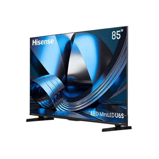Hisense 85'' รุ่น 85U6S MiniLED Smart TV ระบบ VIDAA 4K 144 Hz U6S Series Mini LED U6S