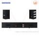 SAMSUNG ซาวด์บาร์ รุ่น HW-B400F/XT ลำโพงซาวด์บาร์ ระบบเสียง 2.0 ch  HW-B400F