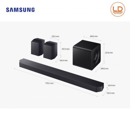 SAMSUNG ซาวด์บาร์ รุ่น HW-Q930H/XTQ-series Soundbar HW-Q930H 9.1.4ch Subwoofer & Rear Speaker (2026)