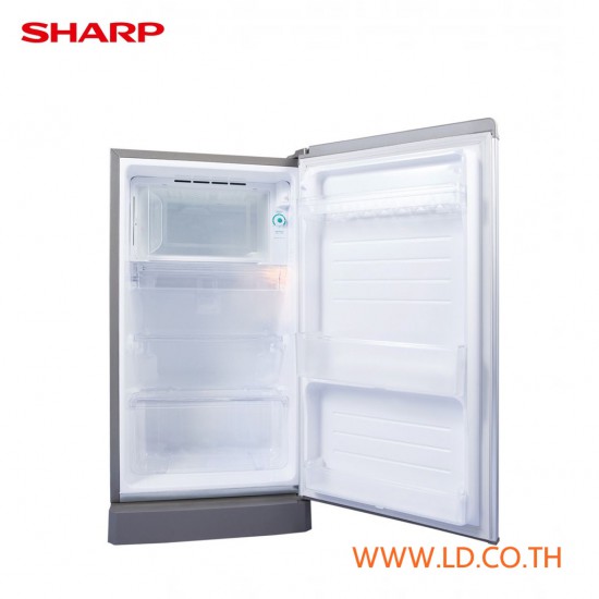 SHARP ตู้เย็น 1 ประตู 5.2 คิว รุ่น SJ-G15S-SL เย็นฉ่ำ สะดวกทุกการใช้งาน ระบบละลายน้ำแข็งกึ่งอัตโนมัติ สีเงิน SHARP ตู้เย็น 1 ประตู 5.2 คิว รุ่น SJ-G15S-SL เย็นฉ่ำ สะดวกทุกการใช้งาน ระบบละลายน้ำแข็งกึ่งอัตโนมัติ สีเงิน