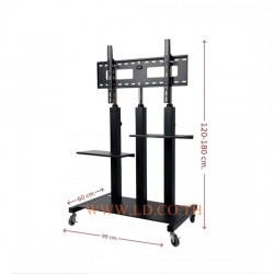 SURE VISION ขาตั้งทีวี ขนาด 70”- 100” รุ่น LD-S3 ( พิเศษ แถมปลั๊กกันไฟกระชาก ปรับระดับได้ พร้อมชั้นวาง )