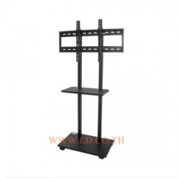 SURE VISION ขาตั้งทีวี ขนาด 32”- 60” รุ่น LD-TVS-4 ( มีล้อเลื่อน ปรับระดับทีวีได้ตลอดเสา พร้อมชั้นวาง )