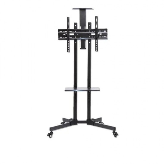 LD ขาตั้งล้อเลื่อน รุ่น LD-1500A ขนาด 32 - 75" พร้อมชั้นวาง