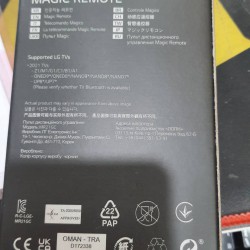 LG เมจิกรีโมท Magic Remote (รุ่นปี 2021) รุ่น AN-MR21GC ใช้กับทีวีรุ่นปี 2021 SMART TV เมาส์, พอยเตอร์, สั่งงานด้วยเสียง LG เมจิกรีโมท Magic Remote (รุ่นปี 2021) รุ่น AN-MR21GC ใช้กับทีวีรุ่นปี 2021 SMART TV เมาส์, พอยเตอร์, สั่งงานด้วยเสียง