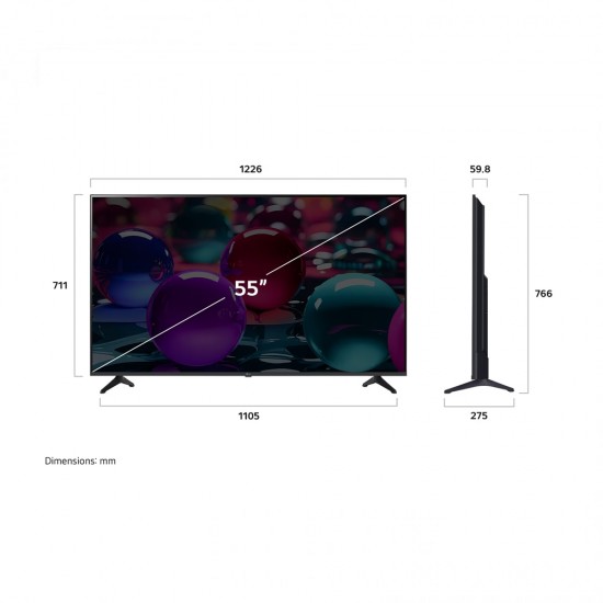 LG TV 55 นิ้ว รุ่น 55UA7350PSB UHD AI UA73 4K Smart TV 2025 UA7350PSB LG TV 55 นิ้ว รุ่น 55UA7350PSB UHD AI UA73 4K Smart TV 2025 UA7350PSB