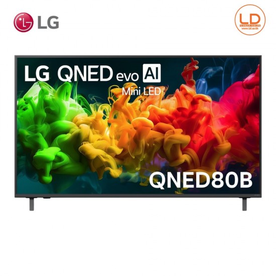 LG ทีวี 85นิ้ว รุ่น 85QNED80BSA LG QNED evo AI Mini LED QNED80 4K Smart TV 2026 85QNED80B LG ทีวี 85นิ้ว รุ่น 85QNED80BSA LG QNED evo AI Mini LED QNED80 4K Smart TV 2026 85QNED80B