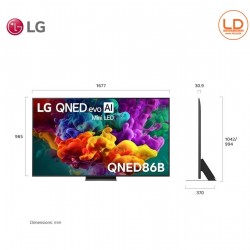 LG 75 นิ้ว รุ่น 75QNED86BSA LG QNED evo AI QNED86 Mini LED 4K Smart TV 2026