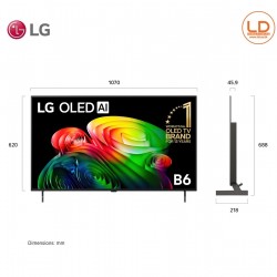 LG 48 นิ้ว รุ่น OLED48B6PSA LG OLED AI B6 4K Smart TV 2026 48B6 LG 48 นิ้ว รุ่น OLED48B6PSA LG OLED AI B6 4K Smart TV 2026 48B6