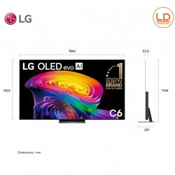LG 83นิ้ว รุ่น OLED83C6PSA LG OLED evo AI C6 4K Smart TV 2026 83C6 LG 83นิ้ว รุ่น OLED83C6PSA LG OLED evo AI C6 4K Smart TV 2026 83C6
