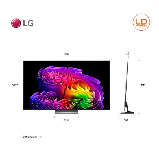 LG 83นิ้ว รุ่น OLED83G6PSA LG OLED evo AI G6 4K Smart TV 2026 83G6P LG 83นิ้ว รุ่น OLED83G6PSA LG OLED evo AI G6 4K Smart TV 2026 83G6P