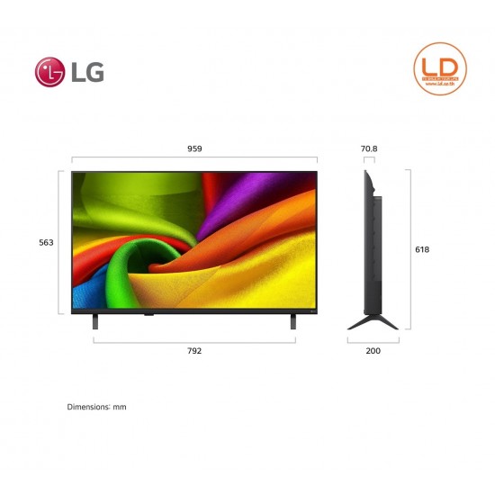 LG TV 43นิ้ว รุ่น 43NU855BPSA Smart TV LG NANO 4K UHD AI NU85 2026 43NU855B LG TV 43นิ้ว รุ่น 43NU855BPSA Smart TV LG NANO 4K UHD AI NU85 2026 43NU855B