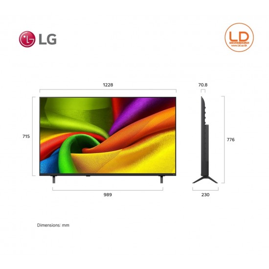 LG TV 55นิ้ว รุ่น 55NU855BPSA Smart TV LG NANO 4K UHD AI NU85 2026 55NU855B LG TV 55นิ้ว รุ่น 55NU855BPSA Smart TV LG NANO 4K UHD AI NU85 2026 55NU855B