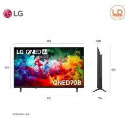 LG TV 43นิ้ว รุ่น 43QNED70BSA LG QNED AI QNED70 Mini LED 4K Smart TV 2026 43QNED70B LG TV 43นิ้ว รุ่น 43QNED70BSA LG QNED AI QNED70 Mini LED 4K Smart TV 2026 43QNED70B