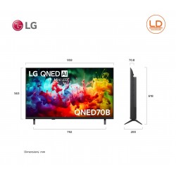 LG TV 43นิ้ว รุ่น 43QNED70BSA LG QNED AI QNED70 Mini LED 4K Smart TV 2026 43QNED70B