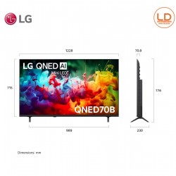 LG TV 55นิ้ว รุ่น 55QNED70BSA LG QNED AI QNED70 Mini LED 4K Smart TV 2026 LG TV 55นิ้ว รุ่น 55QNED70BSA LG QNED AI QNED70 Mini LED 4K Smart TV 2026