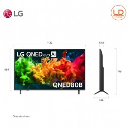LG ทีวี 50นิ้ว รุ่น 50QNED80BSA LG QNED evo AI Mini LED QNED80 4K Smart TV 2026 50QNED80B LG ทีวี 50นิ้ว รุ่น 50QNED80BSA LG QNED evo AI Mini LED QNED80 4K Smart TV 2026 50QNED80B