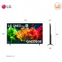 LG ทีวี 65นิ้ว รุ่น 65QNED80BSA LG QNED evo AI Mini LED QNED80 4K Smart TV 2026 65QNED80B LG ทีวี 65นิ้ว รุ่น 65QNED80BSA LG QNED evo AI Mini LED QNED80 4K Smart TV 2026 65QNED80B