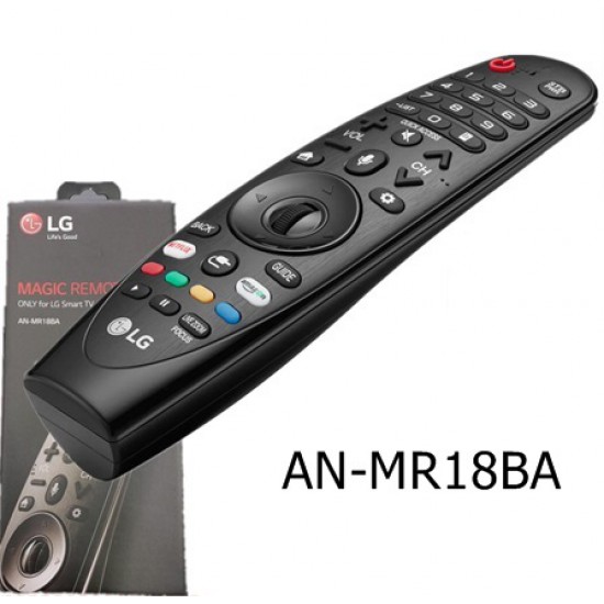 LG MAGIC REMOTE รุ่น AN-MR18BA สำหรับทีวี LG UK-SK ซีรีย์ ทีวีปี 2018 LG MAGIC REMOTE รุ่น AN-MR18BA สำหรับทีวี LG UK-SK ซีรีย์ ทีวีปี 2018